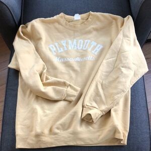 Yellow Plymouth sweatshirt